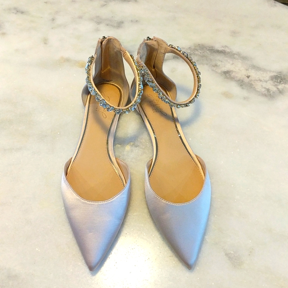 Badgley Mischka Jewel Flats Cassidy size 11